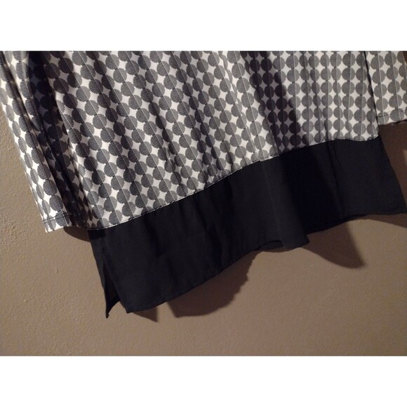 Ivanka Trump L Large Circle Blouse Womens Long Sleeve Pullover Stretch Top - Picture 2 of 10